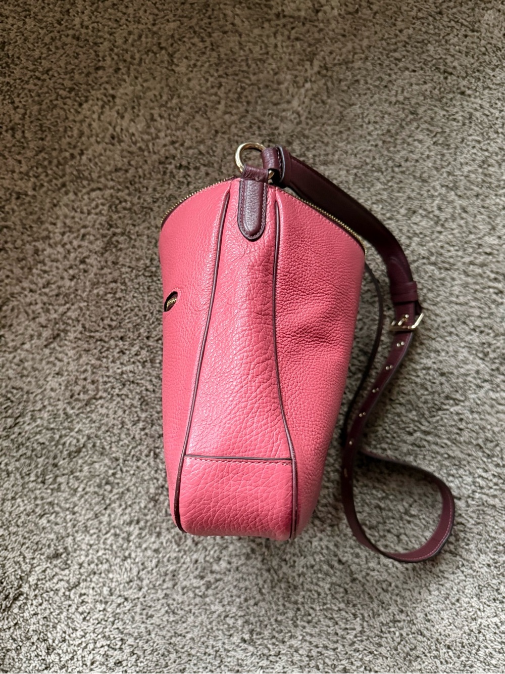 Coach Watermelon Strawberry Pink Ellie File Crossbody - Picture 5 of 12